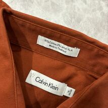 VV ＊ 洗練されたシルエット '高級感溢れる' Calvin Klein カルバンクライン 長袖 ボタンシャツ / ドレスシャツ size16-34/35 メンズ_画像5