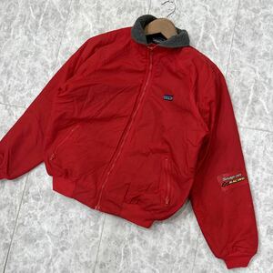 N ＊ 米国製 '希少 90's ビンテージ' patagonia パタゴニア 裏地 ボア ナイロン ジャケット 古着 メンズ アウター USA製