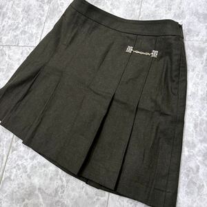 K ＊ 良品 '高級感溢れる' 人気シルエット DAKS ダックス 高品質 WOOL ミニ フレアスカート size73-96 レディース 婦人服 ボトムス 