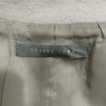 TTT @ 着心地抜群 '洗礼されたデザイン' Theory luxe セオリーリュクス 高品質 WOOL チェスターコート size40 レディース 上着 アウター_画像8