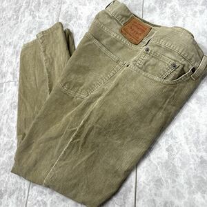 FF ＊ 古着 03年製 Y2K 履き心地抜群 '人気モデル' LEVI’S リーバイス 502 コーデュロイパンツ W36 L33 メンズ 紳士服 ボトムス J36 