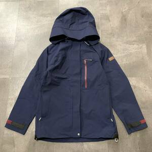 E ☆ 人気モデル!! '都会のアウトドアウェア' AIGLE エーグル ジップアップ マウンテンパーカー シェルジャケット 38 レディース アウター