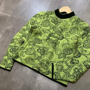 H ☆良品/ 着心地抜群!! 'イタリア製' TRICOT CHIC トリコシック 長袖 ステッチデザイン ストレッチニット セーター size:40 トップス 