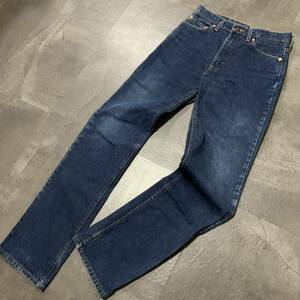 MM☆ 希少!!90sビンテージ '米国製' LEVI’S リーバイス 515 古着 97年製 ストレート 濃紺 デニムパンツ ジーンズ 30×34 ボトムス 刻印501