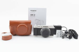 【美品】オリンパス OLYMPUS STYLUS SH-2 光学24倍&超解像48倍ズーム【カメラケース付き・付属品多数】 ♯K1001K310600IH