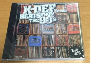 【未開封CD】K-Def - Beats From The 90's Vol. 1 CD, Album Ghetto Man Beats kocokiyomuro