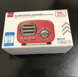 DAISO Bluetooth スピーカー レトロデザイン ピンク