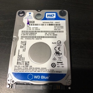 WD 2.5インチ 外付けHDD 500GB WD5000LPVX ⑧ 健康状態「正常」 動作品