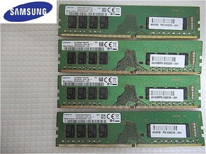 ラスト1式【今週のデスクトップメモリ】SAMSUNG 2R*8 PC4-2666V-UB1-11 16GB*4枚　合計64GB