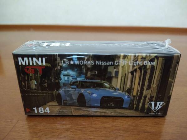 ☆即決送料無料☆ MINIGT 1/64 LB★WORKS NISSAN GT-R R35 Type1 RearWing ver2 Light Blue Coiiection Garage Special RHD