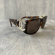 CHANEL Tortoiseshell Sunglasses Eyeglasses Coco Mark Brown x Gold べっ甲 サングラス アイグラス ココマーク ブラウンｘゴールド_画像2