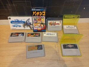 nn0202 019 スーパーファミコン ゲームソフト 9本セット 中古 現状品 SFC ソフト 真・女神転生 ファイナルファンタジー ドラクエⅥ 他