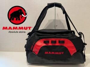 ★MAMMUT★マムート★ROCK CARGO SE 25L★2WAY★ロックカーゴ★リュックサック★ダッフルバッグ★ナイロン★black-fire★黒×赤★