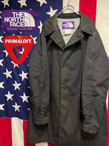 ★THE NORTH FACE★ゴールドウイン★PRIMALOFT★65/35 Bayhead Cloth★ステンカラーコート★中綿★NY2468N★ブラック★黒★Lサイズ★