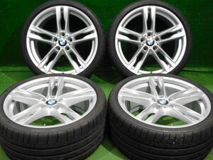 中古 ホイールタイヤ 4本 245/35R20 2021年製 4分山 BMW F12 Mスポーツ純正 ダブルスポーク373M ラジアル タイヤ BS ポテンザ RE050A