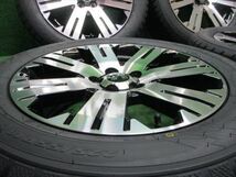 中古 ホイールタイヤ 4本 225/55R18 2023年製 デリカ 純正 D:5 スタッドレス タイヤ グリップマックス ICEX SUV_画像4