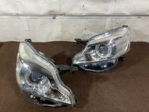 中古 点灯OK H26年式 MK32S スズキ スペーシア カスタム TS ヘッドライト 左右 セット Hライト HID