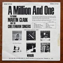 【USオリジナル盤 ジャジー・ポップ・ヴォーカル逸品 SEXY 美女ジャケ】MARTIN CLARK AND THE CHELTENHAM SINGERS『A MILLION AND ONE』_画像2