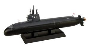 ピットロード JBM06 1/350 スカイウェーブシリーズ 海上自衛隊 潜水艦 SS-501 そうりゅう 塗装済み半完成品