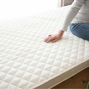 マイティトップ ベッドパッド シングル 100×200cm 洗える 防ダニ 抗菌 防臭 ピーチスキン加工 敷きパッド ベッドパット