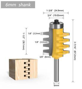  woodworking groove router bit trimmer axis car nk6mm cutter endmill f rice join board cut 34.9mm