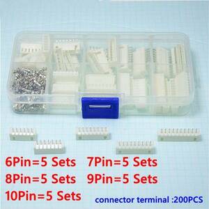 XH connector basis board - wiring 6~10 pin male - female set total 25pcs kit 