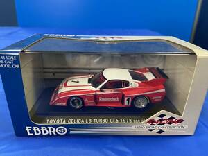 T-003 絶版 EBBRO エブロ TOYOTA CELICA LB TURBO Gr.5 1978 one of 3000pcs レーシングカー ケーニッヒ ミニカー