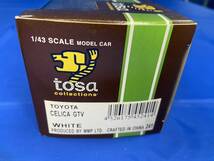 T-040 tosa collectionトサ コレクション 1-43 Toyota CELICA GTV ホワイト トヨタセリカ モデルミニカー_画像4