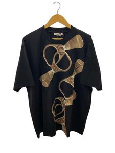 JW ANDERSON(J.W.ANDERSON)◆Tシャツ/XL/コットン/BLK/JT0144PG1244
