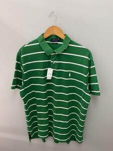 POLO RALPH LAUREN◆カットソー/XL/コットン/GRN/ボーダー/0200011637