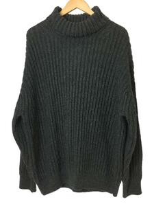 visvim◆AMPLUS TURTLENECK KNIT/3/ウール/GRY/0121205012004