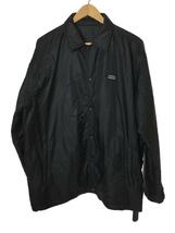 ENNOY◆Professional Nylon Coach Jacket/ナイロン/BLK/無地/AW21BRENJK02LV_画像1