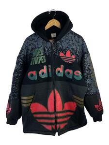 adidas◆ジップパーカー/O/アクリル/BLK