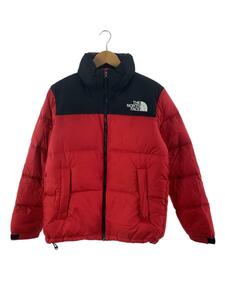 THE NORTH FACE◆NUPTSE JACKET_ヌプシジャケット/M/ナイロン/RED