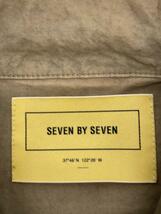 SEVEN BY SEVEN◆1ST TYPE DENIM JACKET/ジャケット/M/コットン/KHK/800-1125012/襟ヨゴレ有_画像3