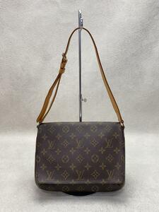 LOUIS VUITTON◆ミュゼット・タンゴ_モノグラム・キャンバス_ショートショルダー_BRW/PVC/BRW