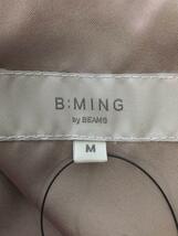 B:MING LIFE STORE by BEAMS◆ノースリーブワンピース/M/ポリエステル/BEG/無地_画像3