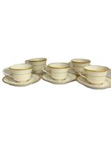 Noritake◆Noritake/ノリタケ/カップ&ソーサー/5点セット/WHT/白_画像1