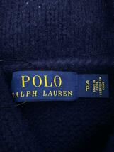 POLO RALPH LAUREN◆セーター(厚手)/S/ウール/NVY/無地_画像3