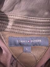 TOMMY HILFIGER◆レザージャケット・ブルゾン/L/山羊革/BRW/114-412201-520_画像3