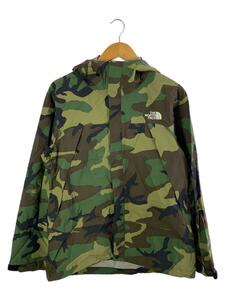 THE NORTH FACE◆NOVELTY DOT SHOT JACKET_ノベルティドットショットジャケット/L/ナイロン/GRN/カモフラ