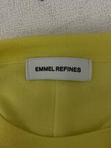 EMMEL REFINES◆ワンピース/長袖ワンピース/ニットワンピース/-/アクリル/YLW/無地/6626-119-3228_画像3