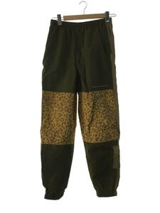 Blackeyepatch◆20AW/LEOPARD TRACK PANTS/S/ポリエステル/カーキ/BEPFW20PA08