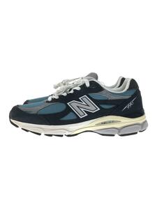 NEW BALANCE◆ローカットスニーカー/27.5cm/NVY/スウェード/M990TE3