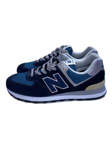 NEW BALANCE◆ML574//ネイビー/26.5cm/NVY