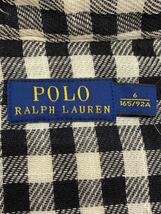 POLO RALPH LAUREN◆長袖シャツ/6/コットン/WHT/チェック_画像3