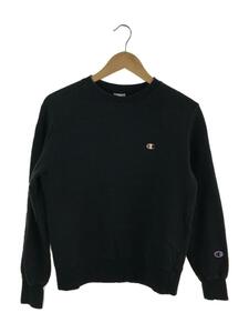 Champion◆スウェット/S/コットン/BLK/無地/C3-Q006