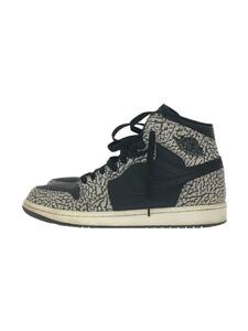 NIKE◆AIR JORDAN 1 RETRO HIGH/エアジョーダンレトロハイ/グレー/839115-013/27cm/