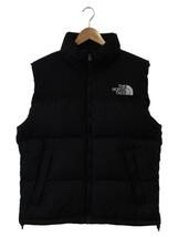 THE NORTH FACE◆NUPTSE VEST_ヌプシベスト/M/ナイロン/BLK_画像1