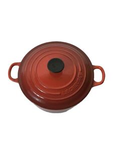 LE CREUSET◆鍋/サイズ20cm/ORN/2.4L